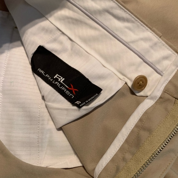 Polo RLX Golf Pants; Tan - Picture 2 of 5